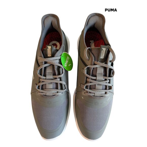PUMA Ignite Fasten8 Golf Shoes Men’s Size 12 Gray Waterproof Spikeless main image 4